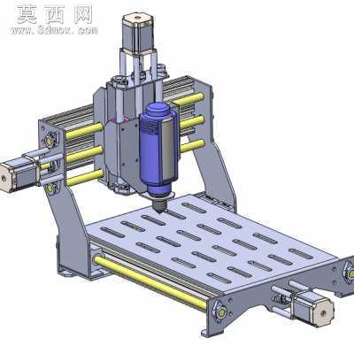 三轴数控机床(cnc铣床) 3D模型