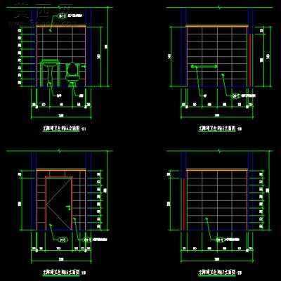 某商业中心电影城装饰施工图-约3400平7个影厅24张 CAD图纸