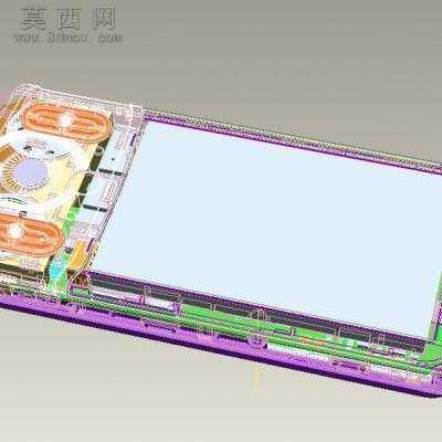 K16直板手机 3D模型