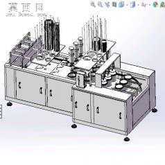 桶灌装机PROE设计 3D模型
