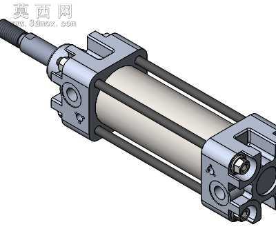 缸径32mm气缸全套三维+CAD图纸 3D模型