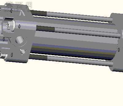 缸径32mm气缸全套三维+CAD图纸 3D模型