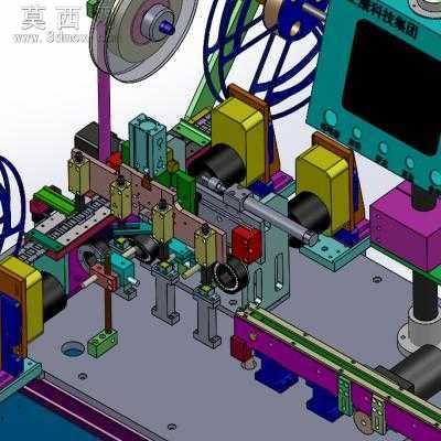 自动检测包装一体机 3D模型