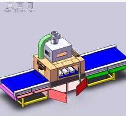 紫外线固化机设备 3D模型设计,
