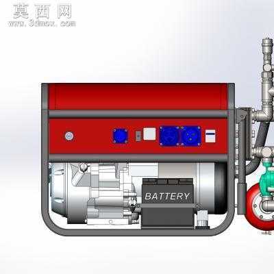 柴油发电机 3D模型