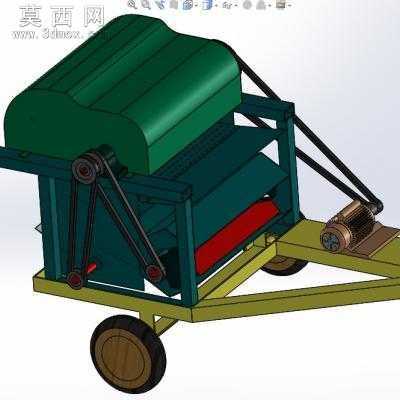 中小型玉米脱粒机SW2013设计 3D模型