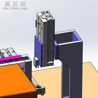 拨码器半自动组装机 3D模型