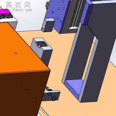 拨码器半自动组装机 3D模型