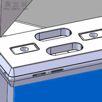 机器人打磨图纸 3D模型