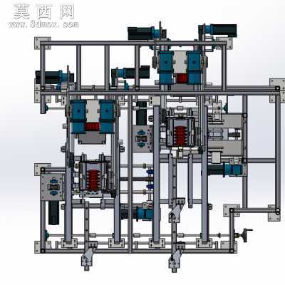 折叠式包装机 3D模型