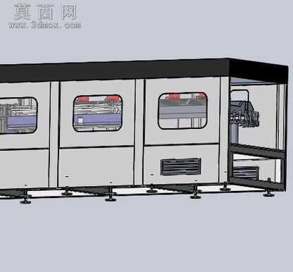 全自动吹瓶机设备PET塑料吹瓶机 3D模型