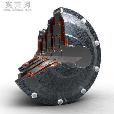 行星齿轮变速箱 3D模型
