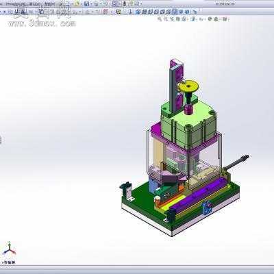 小型冲孔机 3D模型