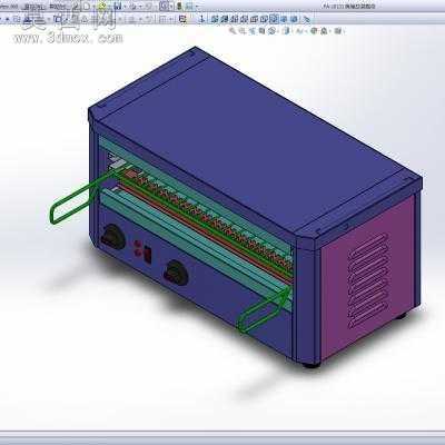PA-10131 烤箱 3D模型