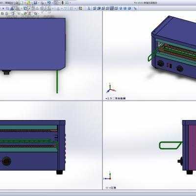 PA-10131 烤箱 3D模型