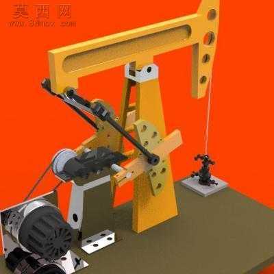 大庆油田抽油机 3D模型