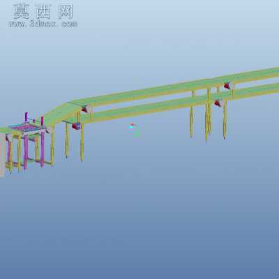 IT TAPE堆垛简易自动化流水线 3D模型