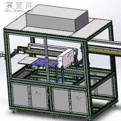 非标设备凹光栅超声波清洗机 3D模型
