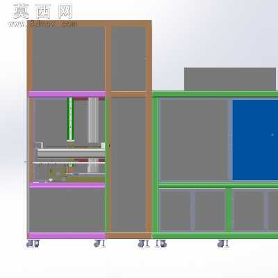 非标设备凹光栅超声波清洗机 3D模型
