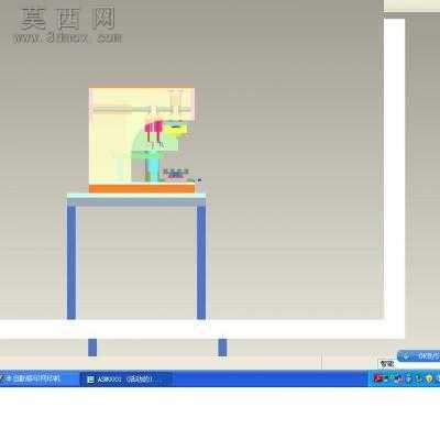 移印机印刷设备 3D模型