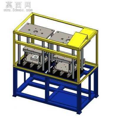 半自动组装设备 3D模型,