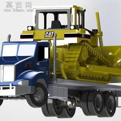 Bulldozer���ر���D6R�Ĵ������� 3Dģ��