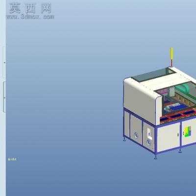 全自动IC烧录机 全套 3D模型