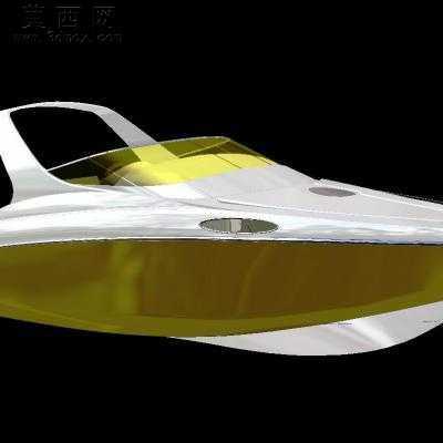 22.5英尺小型游艇3D图纸 3D模型