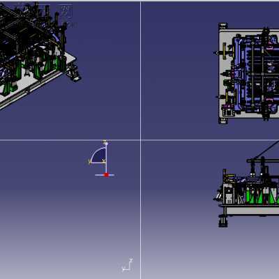 汽车后地板吊具 3D模型