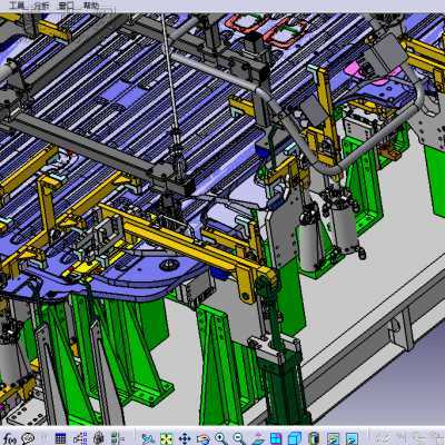 汽车后地板吊具 3D模型