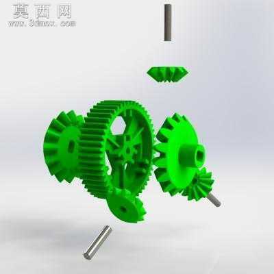 混合动力越野车设计SolidWorks2013 3D模型