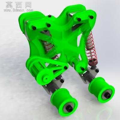 混合动力越野车设计SolidWorks2013 3D模型