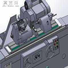 万能外圆磨床 3D模型