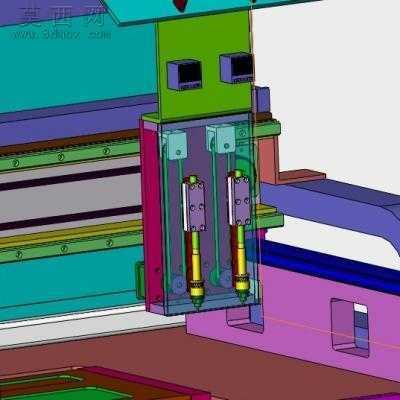 IC全自动烧录机带贴片贴装等功能 3D模型SolidEdgeSketchUp设计,