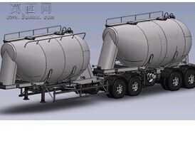 蒙特公司沼气运输车 3D模型