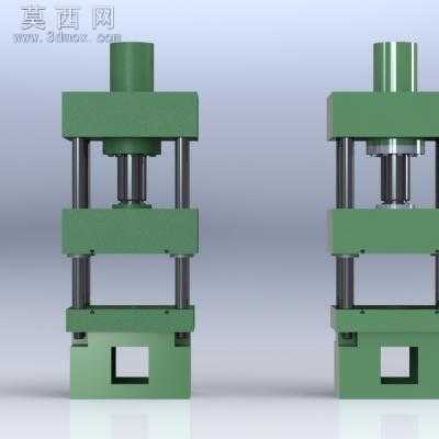 四柱压力机 3D模型