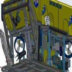 水下机器人无人遥控潜水器 3D模型