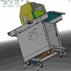日本式自动化横切机(蜗轮蜗杆) 3D模型