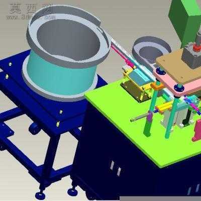 全自动插针铆接机冲压行业非标设备 3D模型
