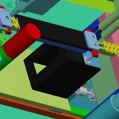 拨料式自动攻牙机冲压行业 非标设备 3D模型