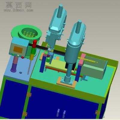 拨料式自动攻牙机冲压行业 非标设备 3D模型