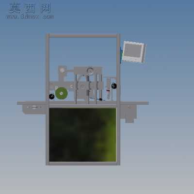 保护膜贴合机 3D模型