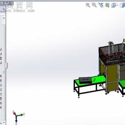 非标装箱上下料机械手设备 3D模型