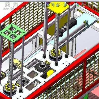 非标装箱上下料机械手设备 3D模型