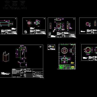 热容胶点胶加热器点胶针筒加热器 CAD图纸