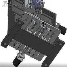 德国数控铣床SW模型 3D模型