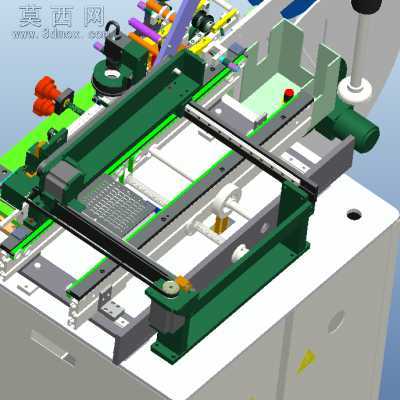 在线式SMT输送包装机电子元件检测编带包装机 3D模型