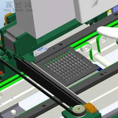 在线式SMT输送包装机电子元件检测编带包装机 3D模型