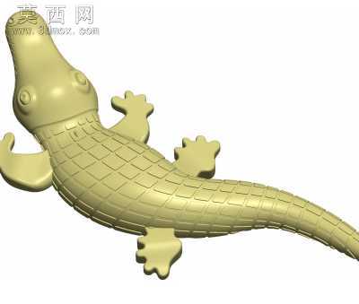 鳄鱼 3D模型