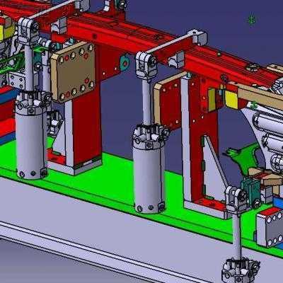 焊接工装(CATIA V5 R21设计) 3D模型,CATDrawing
